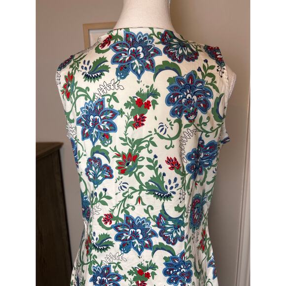 Joy & Co. | Paisley Floral Print Sheath Dress | Large - Picture 13 of 14